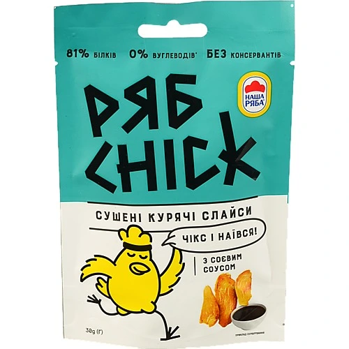Філе куряче РябChick 30г сушене соєвий соус