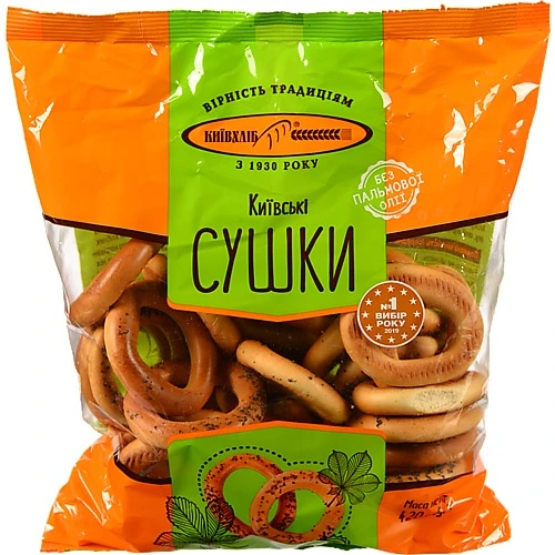 Сушка Кіiвхлiб 420 г кіiвськi