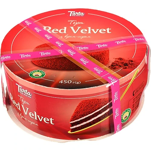 Торт бісквітний Tarta 450г red velvet