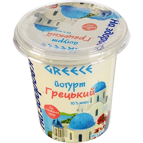 Йогурт На здоровя 280г 10% грецький ст.