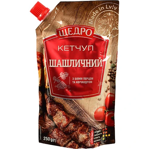 Кетчуп Щедро 250г шашличний д.п