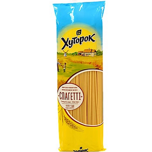 Макарони Хуторок 450г спагетті