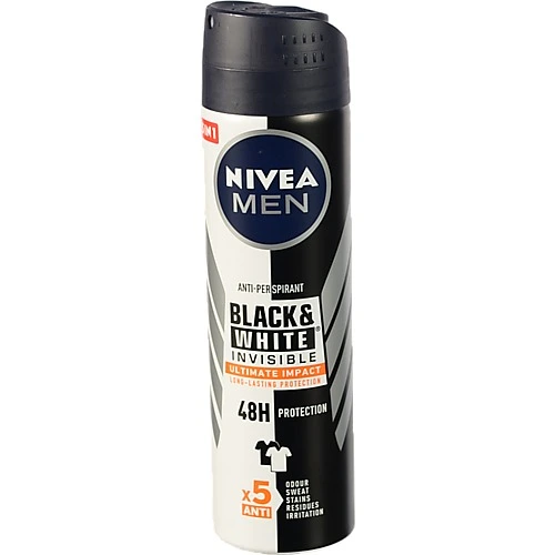 Дезодорант Nivea men 150мл д.чол невид. д.чорн біл extra