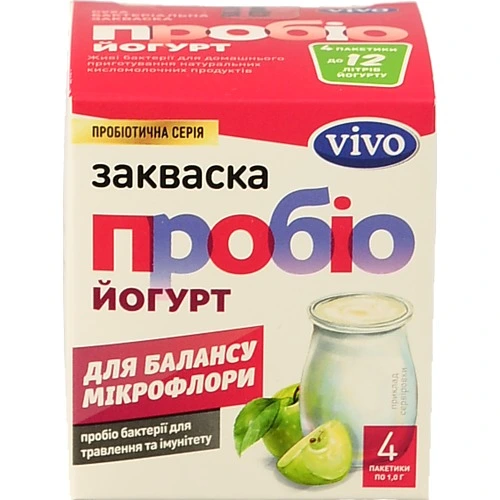 Закваска Vivo 4х1г бактеріальна пробio