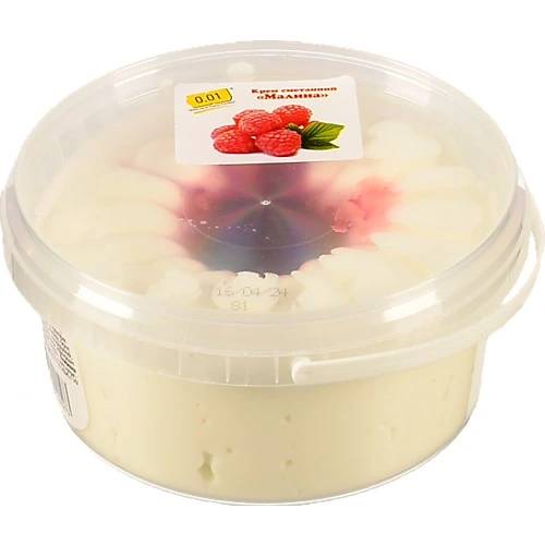 Крем сметанний 0.01 450г малина