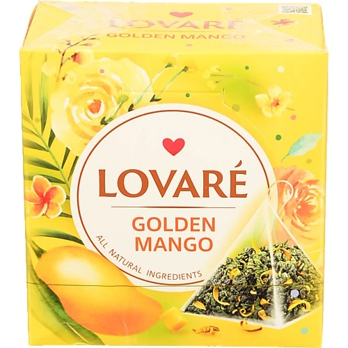 Чай Lovare 15п золотий манго