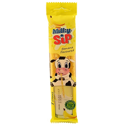 Трубочка д.молока Milky Sip 30г банан