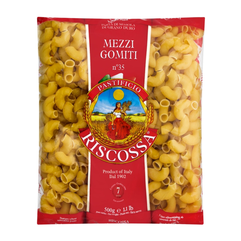 Паста Riscossa 500г мезі гоміті т.с пшениці