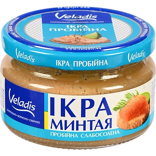 Ікра пробійнаVeladis 0,18 кг мiнтая