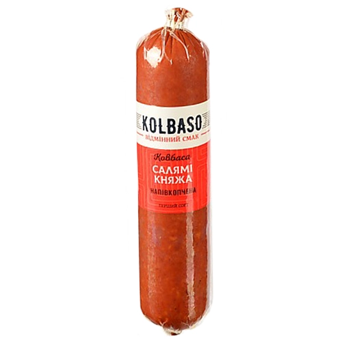Ковбаса Kolbaso 330г салямі княжа 1с н.к