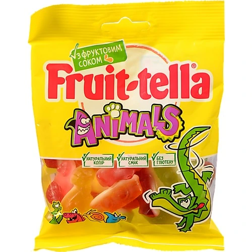 Мармелад жувальний Fruit - tella 90г animals