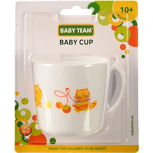 Чашка для дітей від 10міс 250мл Baby Team 1шт