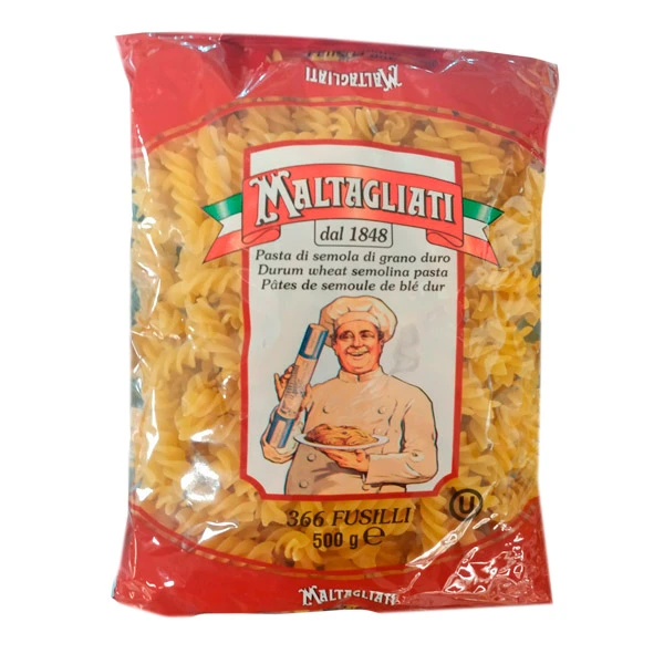 Макарони Maltagliatti 500г фузіллі