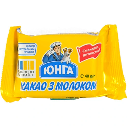 Какао з молоком Юнга м/у 40г