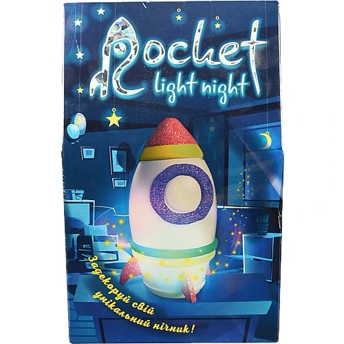 Набір для творчості для дітей 3-10років 30709 Rocket light night Strateg 1шт