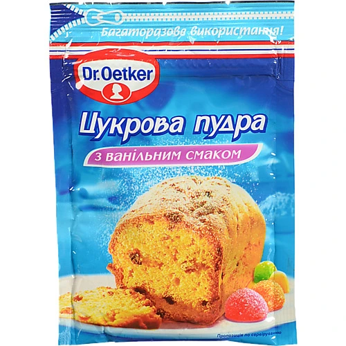 Цукрова пудра Dr. Oetker 80г ваніль
