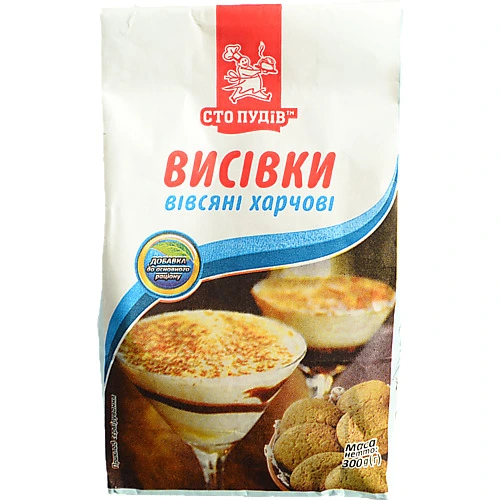 Висівки вівсяні Сто пудів 300г