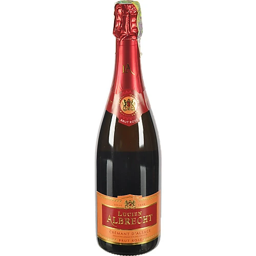 Вино ігристе Lucien Albrecht 0.75л cremant dalsace brut rose брют