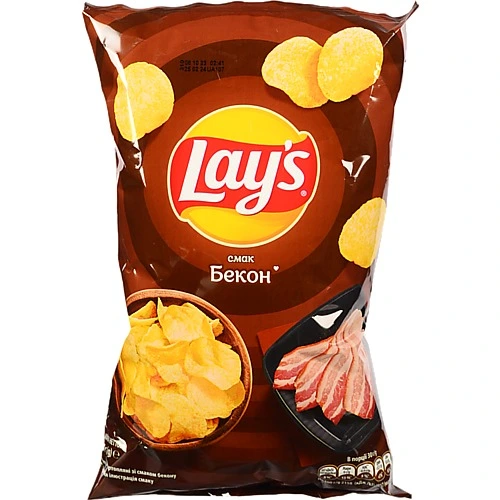 Чiпси Lays 60г бекон