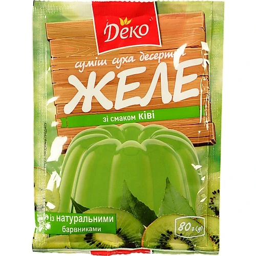 Желе Деко 80г кiвi