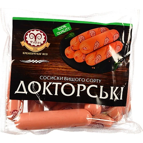 Сосиски докторськi н.о в.у Кременчук