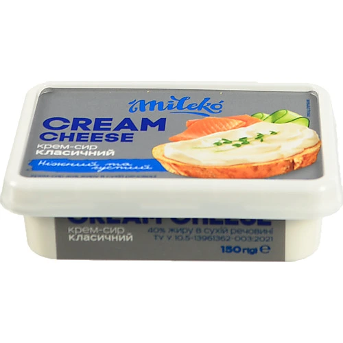 Крем-сир Mileko 150г 40% ванн.