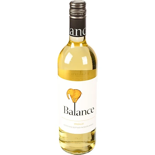 Вино Balance 0.75л 12% мускат біле напівсолодке PGI