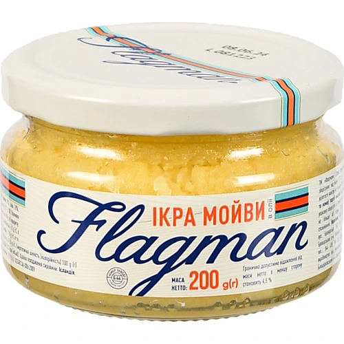 Ікра мойви Флагман 200г в.олії