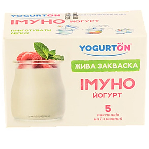 Закваска Yogurton 5*1г бактеріальна імуно йогурт