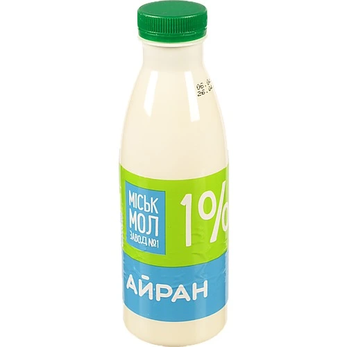 Айран ГМЗ 0.5л 1% пляшка