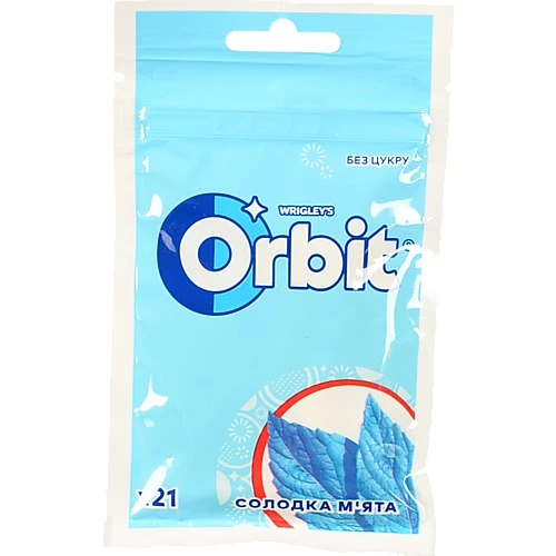 Жувальна гумка Orbit  29г bag солодка мята
