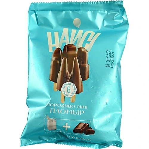 Морозиво Найсі 150г міні пломбір