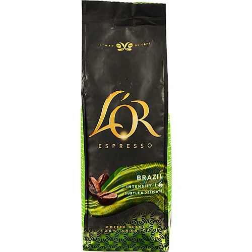 Кава L'OR 500г espresso Бразилiя зерно