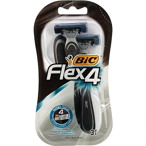 Станок для гоління одноразовий Flex 4 BiC 3шт