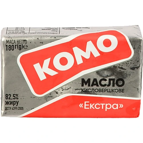 Масло Комо 180г екстра кисловершкове