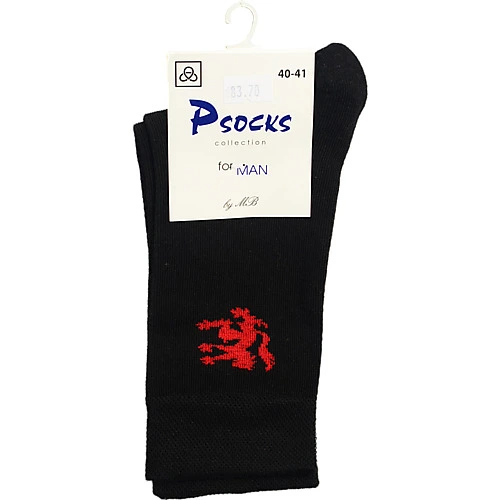 Шкарпетки чол. Лев червоний чорні 40-41р.