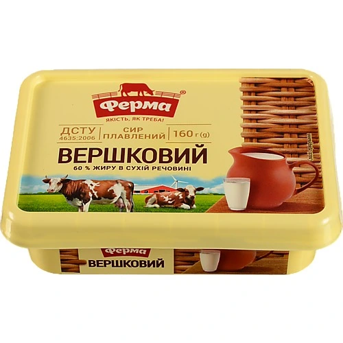 Сир пл. Ферма 160г вершковий 60%