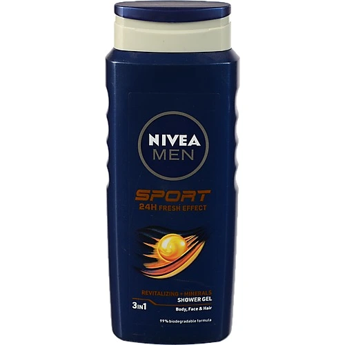 Гель д.душу Nivea 500мл shower д.чоловіків спорт