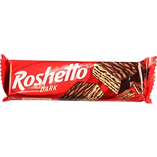 Вафельні батончики Roshen 34г dark