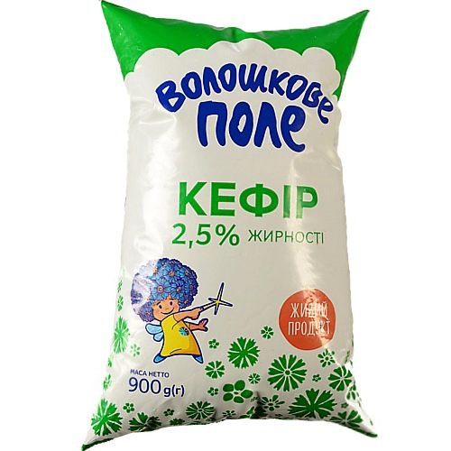 Кефiр Волошкове поле 900мл 2.5% плівка