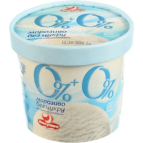 Морозиво Ласунка 250г 0%+0%
