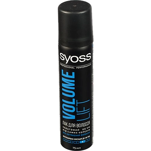 Лак д.волосся Syoss 75мл volume lift