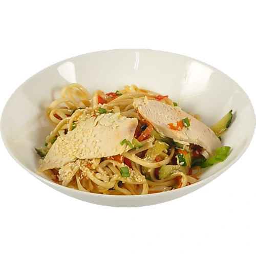 Локшина удон з овочами