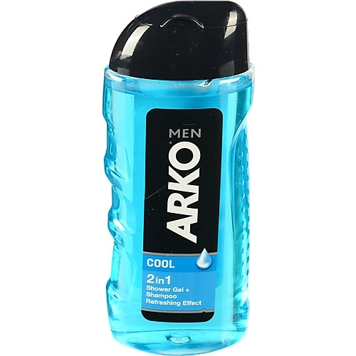 Гель для душу та шампунь ARKO MEN  260мл 2в1 Кул