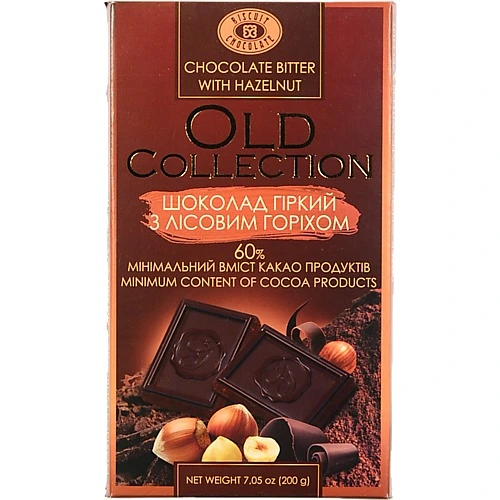 Шоколад ХКФ 200г old collection лісовий горіх