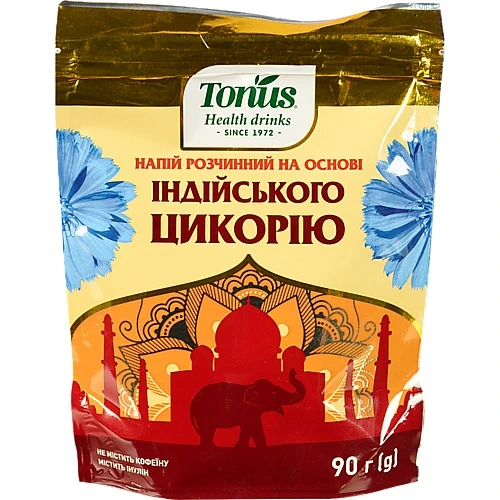 Напій Iндiйський цикорiй Золотое зерно 90г tonus д.п