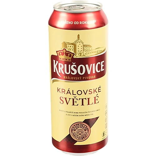 Пиво ППБ 0.5л krusovice svetle з.б