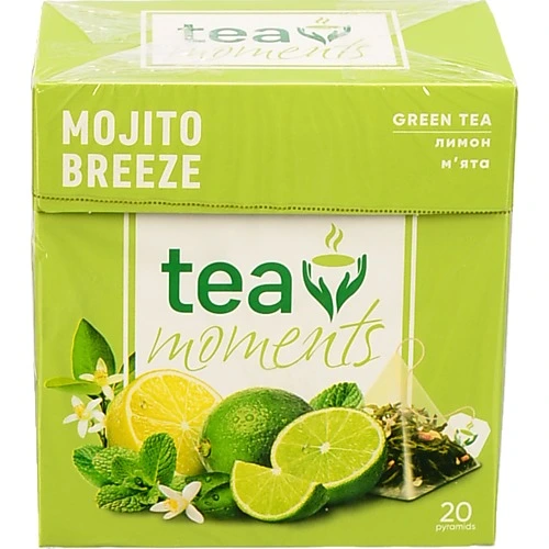 Чай Tea Moments 20пiрамiда мохіто бриз  зелений