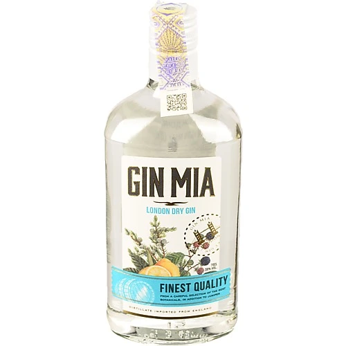 Джин GIN MIA 0.7л лондонський сухий