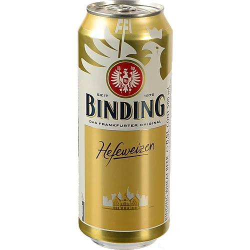 Пиво Біндінг 0.5л пшеничне з.б